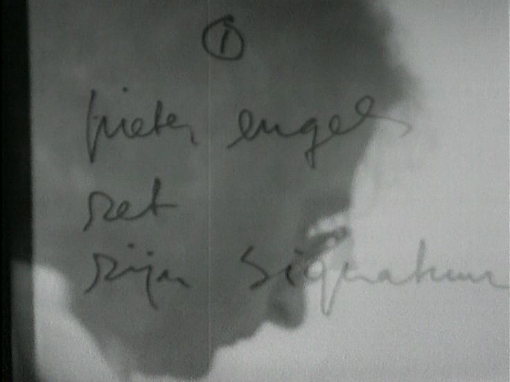Engels smoking his signature, signing the universe